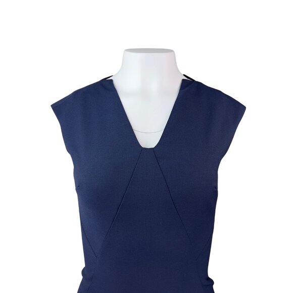 Reiss Navy Sleeveless Sheath Dress - Picture 2 of 2